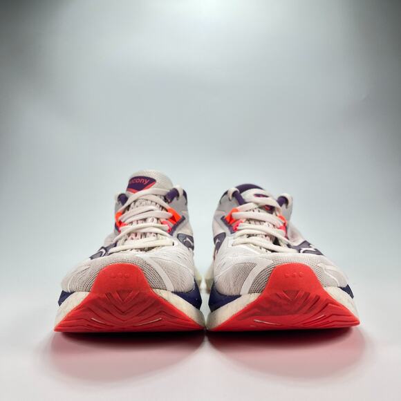 Saucony Endorphin Speed 4 White Purple Running Shoes S10940-129 Women's Size 7.5 - Picture 2 of 10